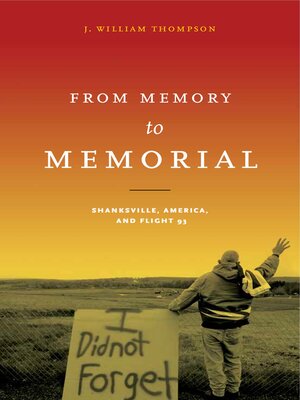 cover image of From Memory to Memorial